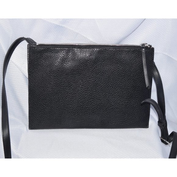 Nine West Black Pebbled Leather Crossbody Bag - Picture 2 of 6